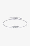 Adored Moissanite 925 Sterling Silver Bracelet Moissanite - Tophatter Daily Deals