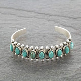 Turquoise Open Bracelet Style A One Size Bracelets - Tophatter Daily Deals