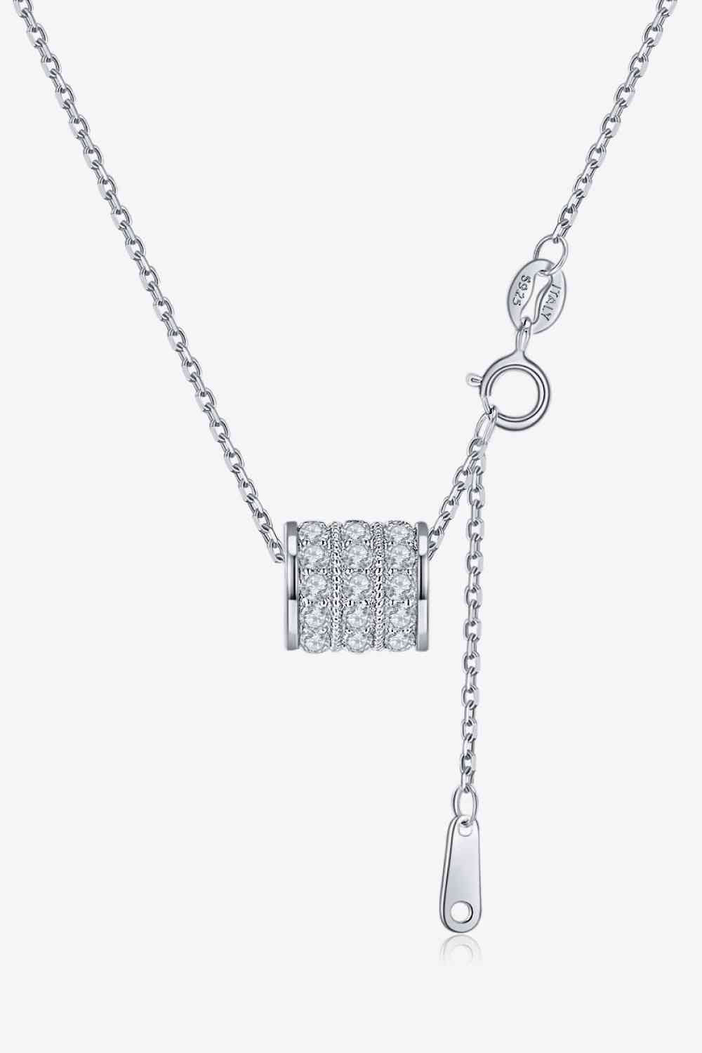 Moissanite 925 Sterling Silver Necklace Moissanite - Tophatter Daily Deals