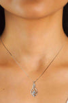 Moissanite 925 Sterling Silver Necklace Moissanite - Tophatter Daily Deals