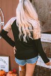 GIVE THANKS BABE Sequin Long Sleeve Blouse Blouses - Tophatter Daily Deals