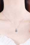 1 Carat Moissanite Pendant Necklace Moissanite - Tophatter Daily Deals