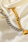 Chain Heart Charm Bracelet Bracelets - Tophatter Daily Deals