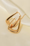 18K Gold-Plated Geometric Earrings Earrings - Tophatter Daily Deals