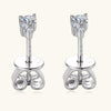 925 Sterling Silver Moissanite Stud Earrings Moissanite - Tophatter Daily Deals