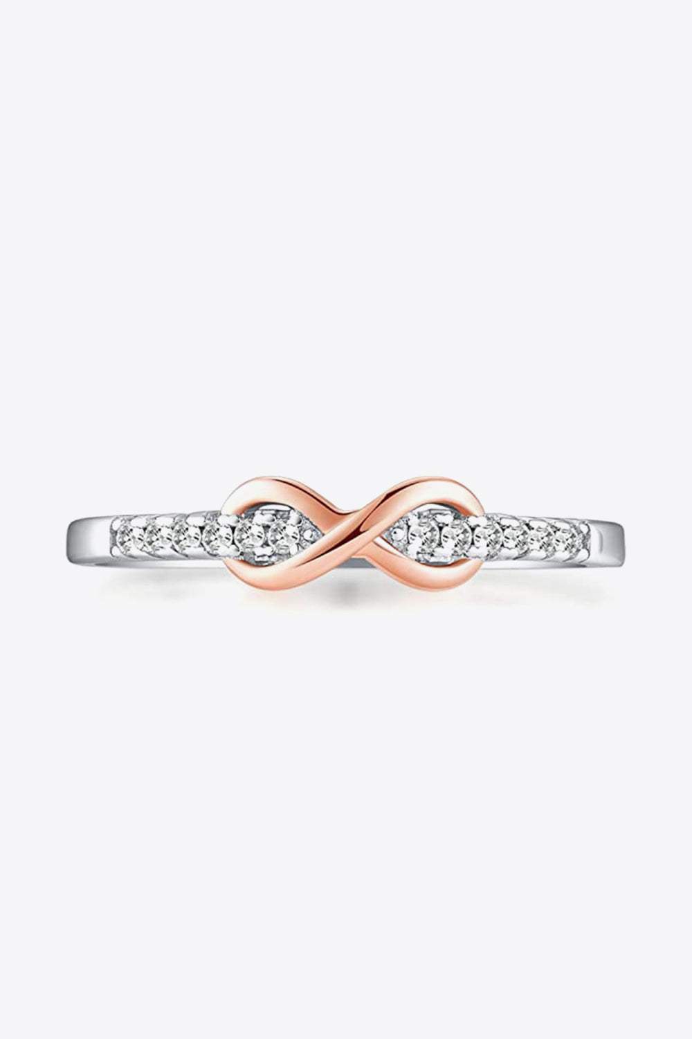 Contrast Zircon 925 Sterling Silver Ring Silver Rings - Tophatter Daily Deals