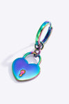 Multicolored Heart Drop Earrings Earrings - Tophatter Daily Deals