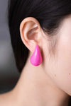 Big Size Water Drop Brass Earrings Earrings - Tophatter Daily Deals