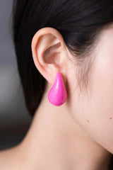 Big Size Water Drop Brass Earrings Earrings - Tophatter Daily Deals