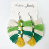 Fringe Detail Dangle Earrings Style C One Size Earrings - Tophatter Daily Deals