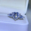 3 Carat Moissanite 925 Sterling Silver Ring Moissanite - Tophatter Daily Deals