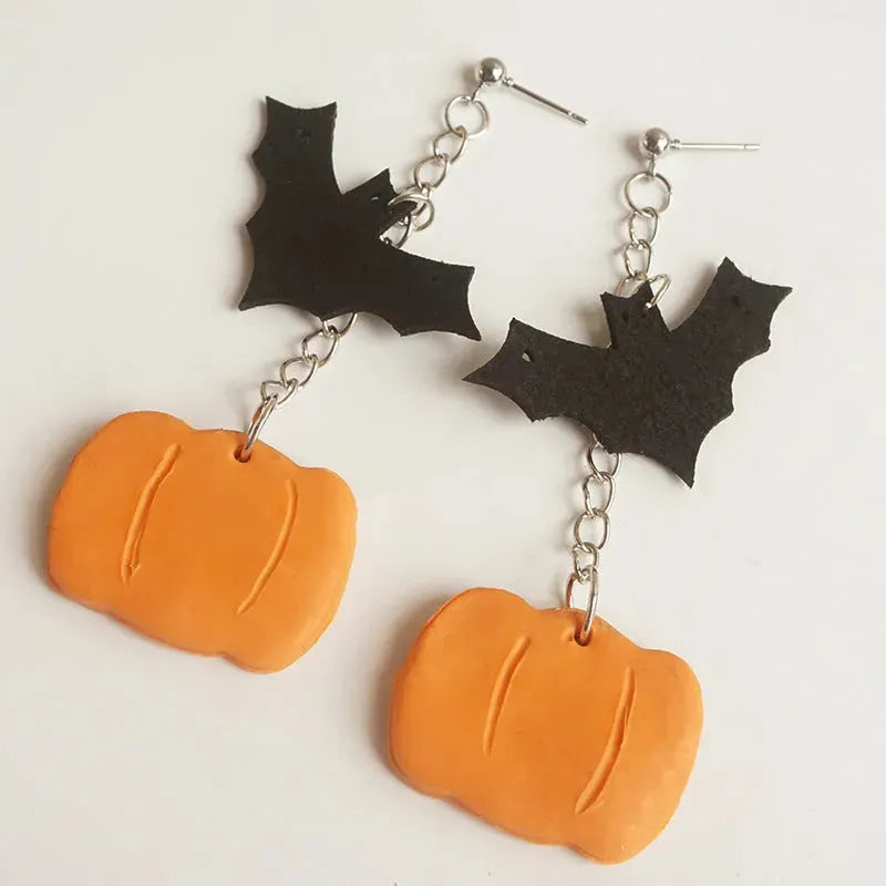Halloween Theme Dangle Earrings Earrings - Tophatter Daily Deals