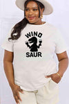 Simply Love Full Size WINOSAUR Graphic Cotton T-Shirt Women's T-Shirts - Tophatter Daily Deals