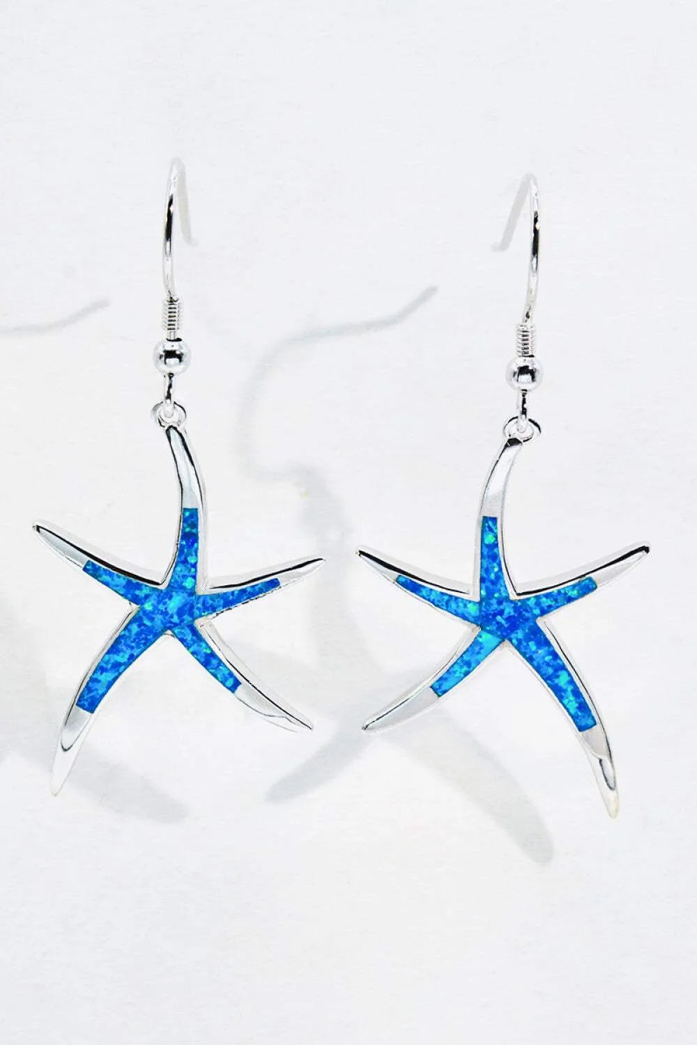 Opal Starfish Drop Earrings Opal - Tophatter Daily Deals