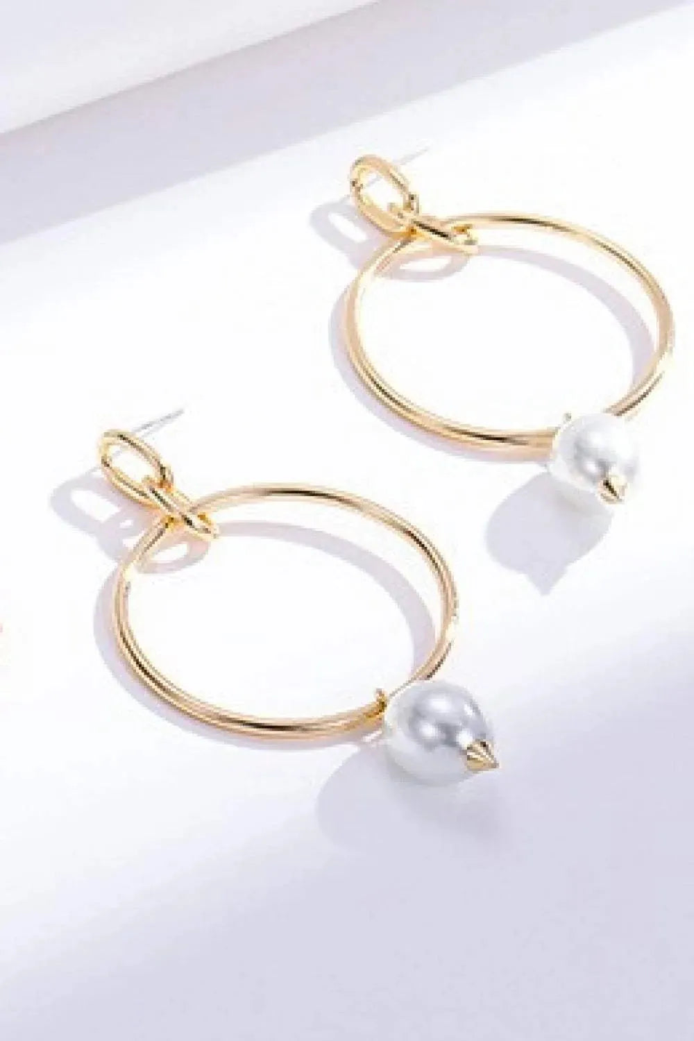 No Worries Pearl Drop Earrings Earrings - Tophatter Daily Deals
