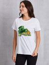 ST. PATRICK'S DAY Round Neck T-Shirt White Women's T-Shirts - Tophatter Daily Deals