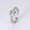 925 Sterling Silver Zircon Ring Silver Rings - Tophatter Daily Deals