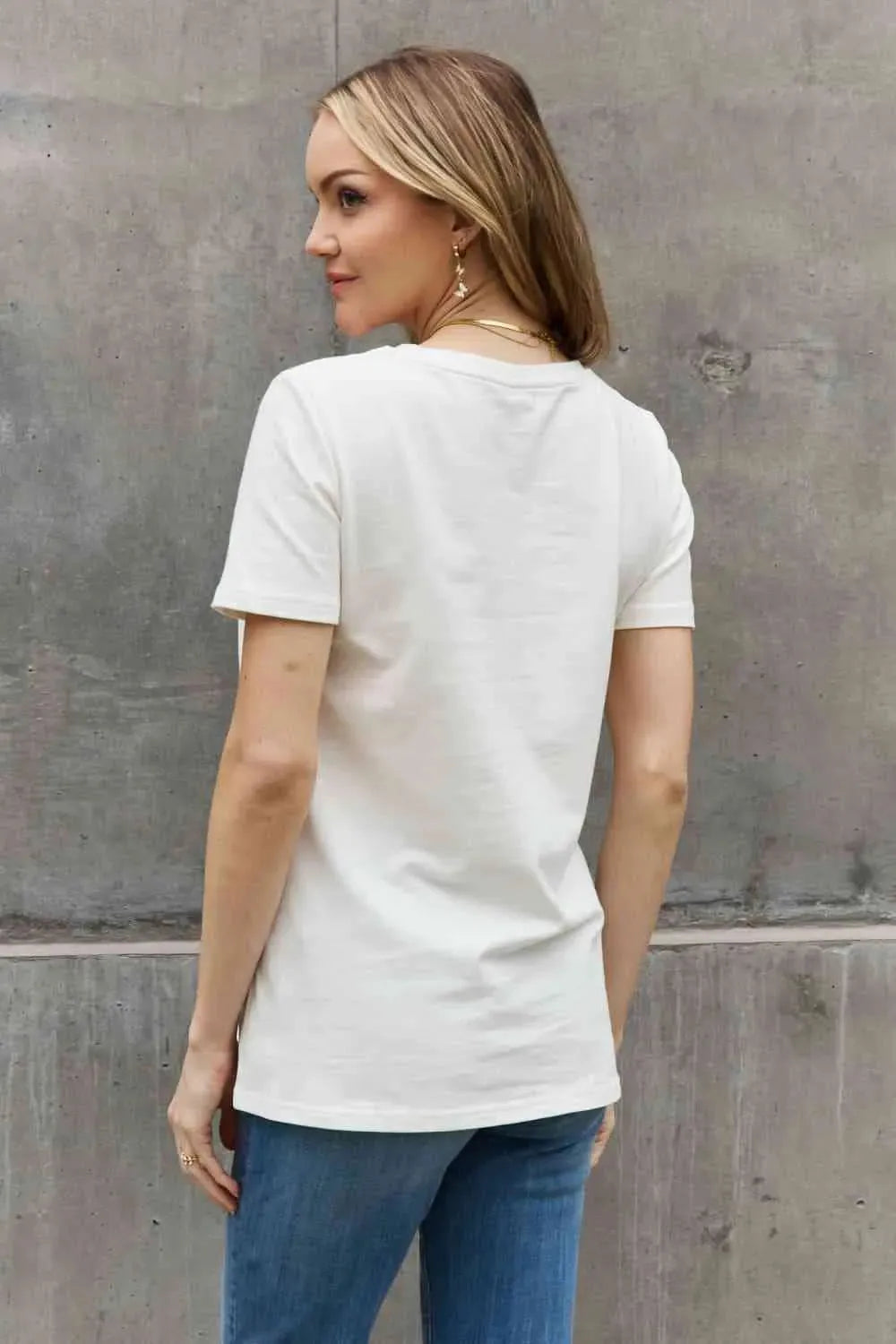 Simply Love MAMA Butterfly Graphic Cotton T-Shirt Women's T-Shirts - Tophatter Daily Deals