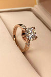 1 Carat Moissanite Ring Moissanite - Tophatter Daily Deals