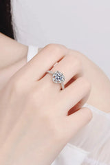 Moissanite Heart Ring Moissanite - Tophatter Daily Deals