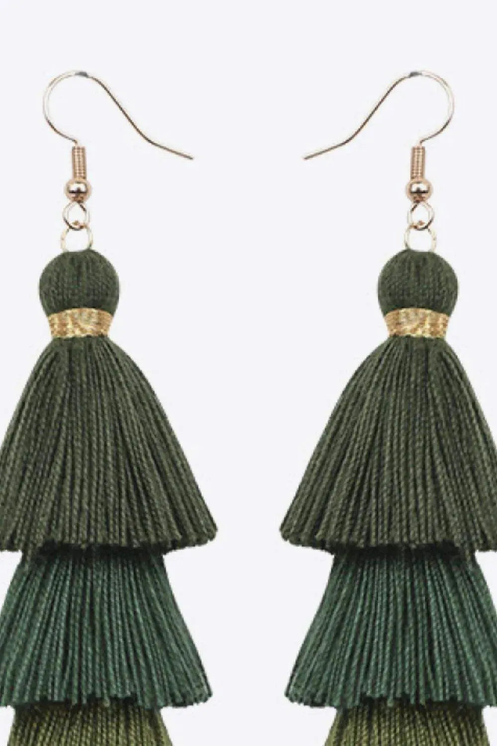 Layered Tassel Earrings Earrings - Tophatter Daily Deals
