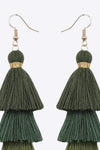 Layered Tassel Earrings Earrings - Tophatter Daily Deals