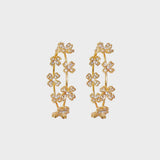 Circle Shape Rhinestone Alloy Earrings Style A One Size Earrings - Tophatter Daily Deals