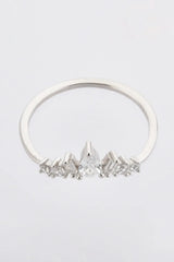Zircon 925 Sterling Silver Ring Rings - Tophatter Daily Deals