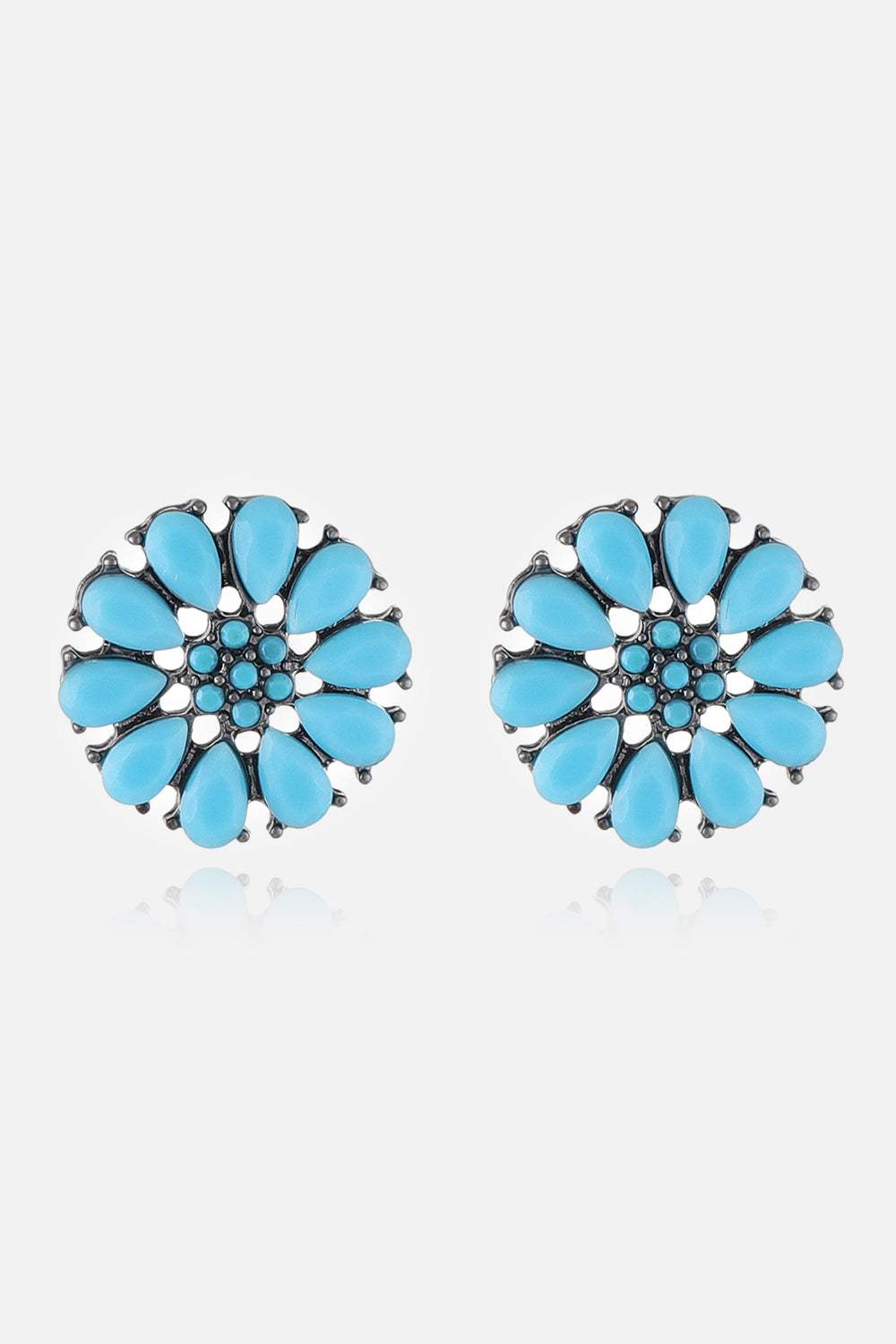 Turquoise Stud Earrings Style C One Size Earrings - Tophatter Daily Deals