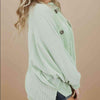 Plus Size Collared Neck Half Button Top Blouses - Tophatter Daily Deals