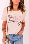 HONEY BUNNY Graphic Easter Tee Women's T-Shirts - Tophatter Daily Deals