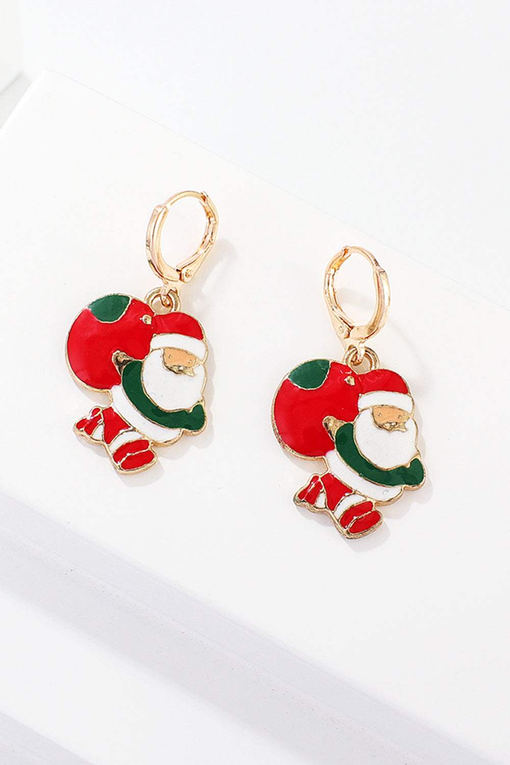 Christmas Theme Alloy Earrings Earrings - Tophatter Daily Deals