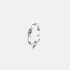 Moissanite 925 Sterling Silver Ring Silver Moissanite - Tophatter Daily Deals