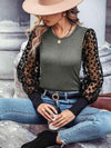 Leopard Round Neck Top Women's T-Shirts - Tophatter Daily Deals