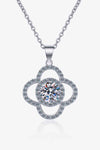 1 Carat Moissanite 925 Sterling Silver Necklace Moissanite - Tophatter Daily Deals