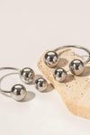 Stainless Steel Ball Earrings Earrings - Tophatter Daily Deals