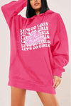 Simply Love Simply Love Full Size LET’S GO GIRLS Graphic Dropped Shoulder Hoodie - Tophatter Daily Deals