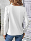 Lace Trim V-Neck T-Shirt Women's T-Shirts - Tophatter Daily Deals