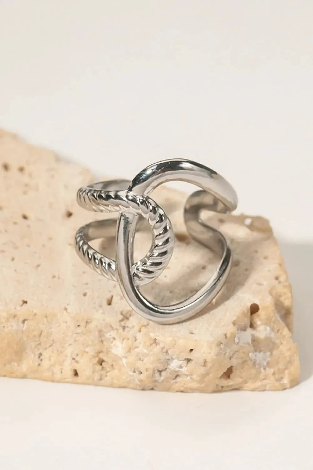 Modern Copper Open Ring Rings - Tophatter Daily Deals