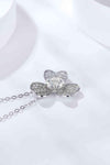 Moissanite Clover Pendant Necklace Moissanite - Tophatter Daily Deals