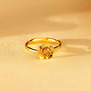 Rose Shape 18K Gold-Plated Ring Rings - Tophatter Daily Deals