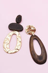 Wooden Dangle Earrings Earrings - Tophatter Daily Deals