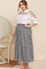 Plus Size Embroidered Ruffle Trim Collared Half Sleeve Blouse Blouses - Tophatter Daily Deals