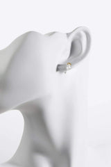 925 Sterling Silver Teardrop Earrings Earrings - Tophatter Daily Deals