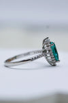 Paraiba Blue Zircon Pear Shape Ring Rings - Tophatter Daily Deals