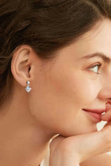 Adored 4 Carat Moissanite Drop Earrings Moissanite - Tophatter Daily Deals