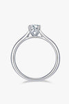 Moissanite 925 Sterling Silver Solitaire Ring Moissanite - Tophatter Daily Deals