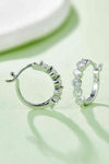 Adored 1 Carat Moissanite 925 Sterling Silver Earrings Moissanite - Tophatter Daily Deals