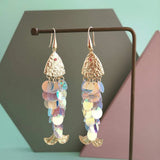 Fish Shape Dangle Earrings Earrings - Tophatter Daily Deals