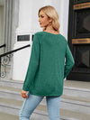 Round Neck Long Sleeve T-Shirt Women's T-Shirts - Tophatter Daily Deals